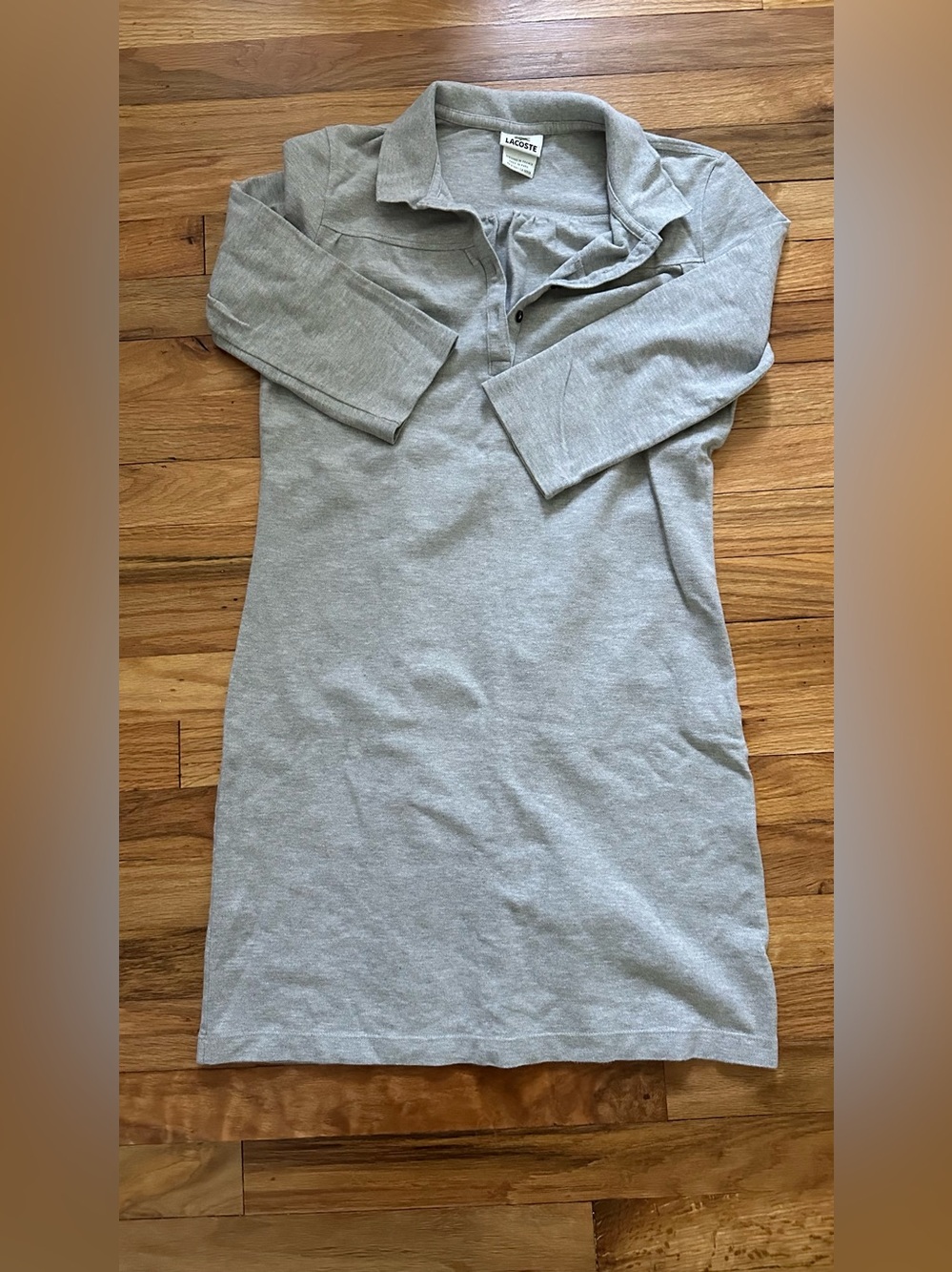 Lacoste Light Gray Polo Dress